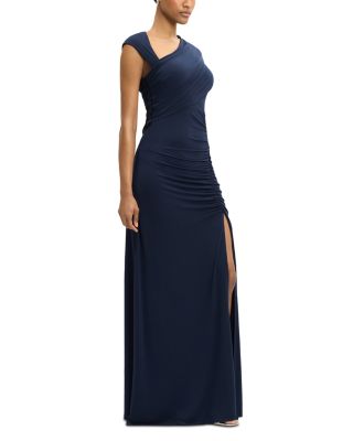 High Slit Asymmetrical Gown