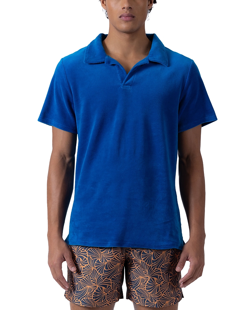 Prince & Bond Riviera Terry Cloth Polo Shirt