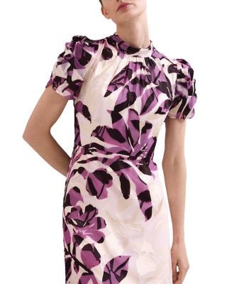 Tilly Floral Burnout Midi Dress