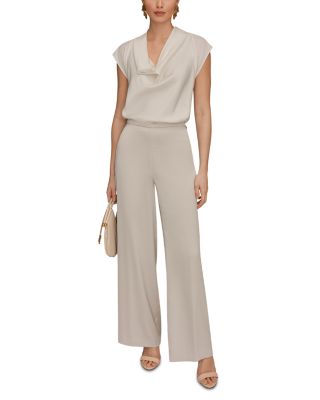 Mid Rise Wide Leg Pants