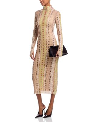 Shailene Dress in Tonal Dot