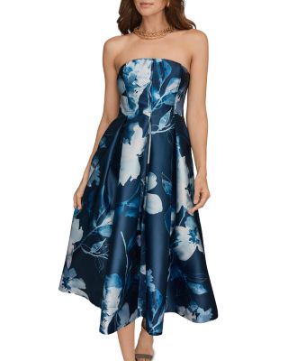 Strapless Midi Dress
