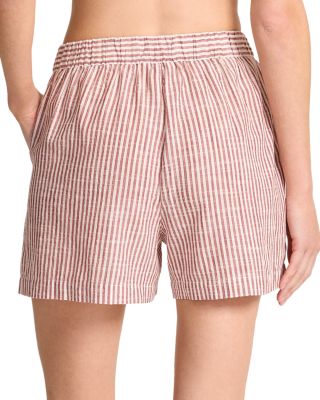 Shoreline Striped Shorts Swim Cover-Up