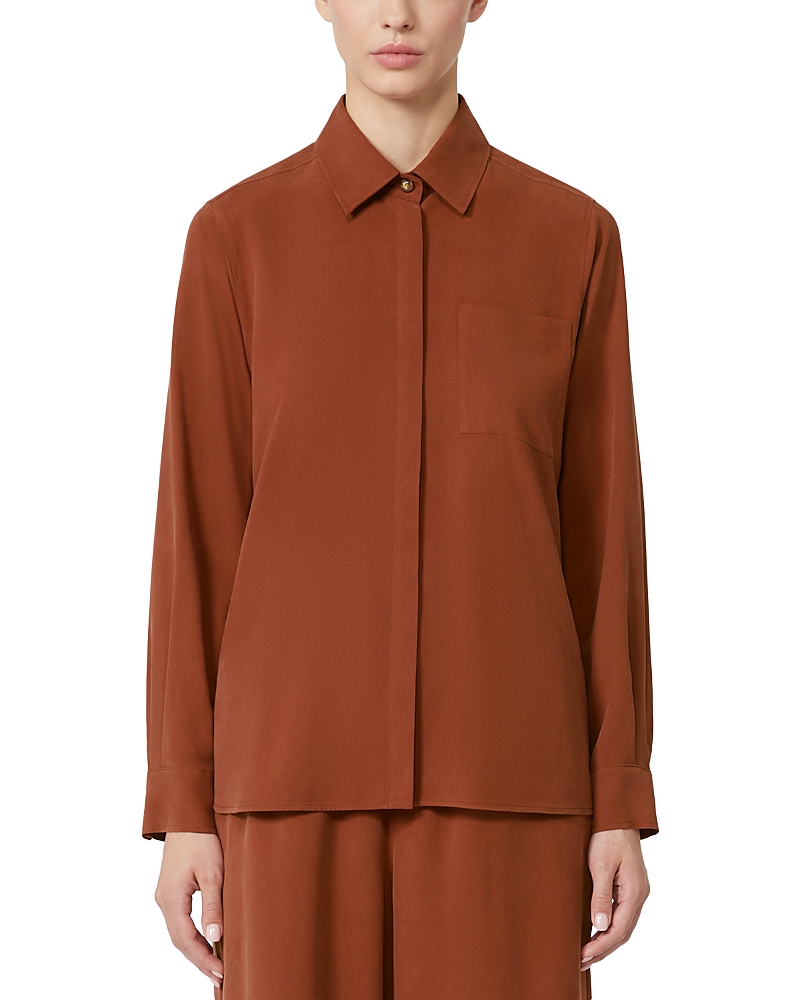 Max Mara Mxmsiamese Silk Shirt