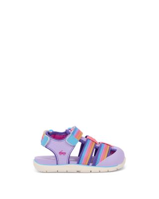 Girls' Wilder II Lavender Rainbow Sandals - Toddler