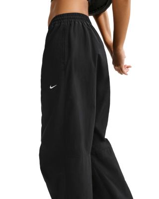 Oversized High Waist Woven Pants