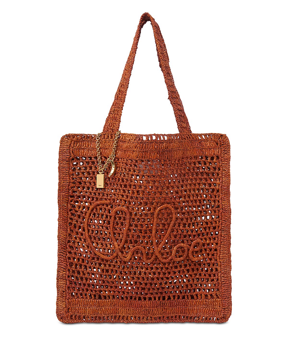 Chloe Summer Banana Raffia Tote
