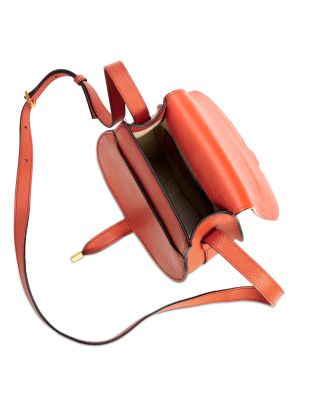 Marcie Small Leather Saddle Bag