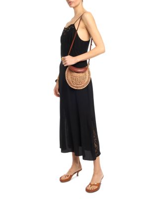 Summer Banana Mini Raffia Bag