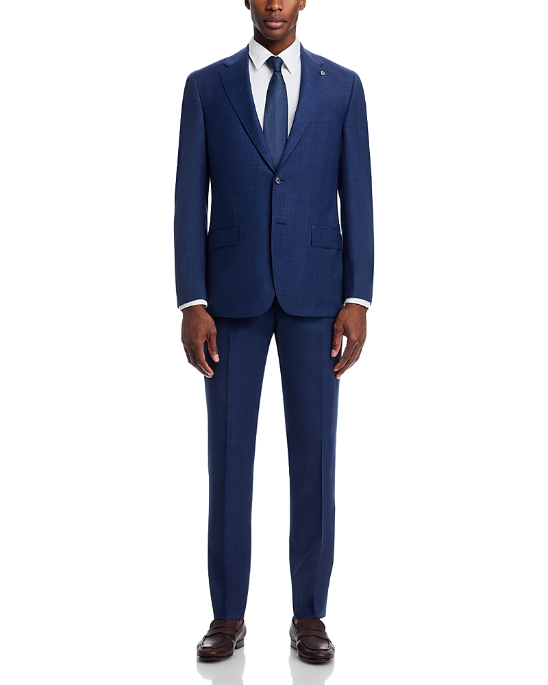 Hart Schaffner Marx Classic Fit Tonal Plaid Suit In Blue