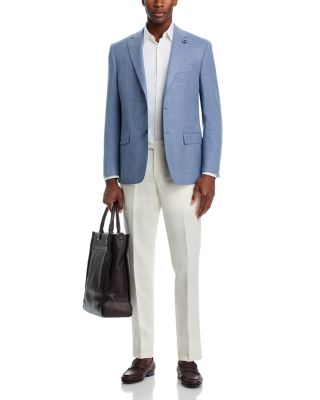 Classic Fit Textured Solid Sport Coat