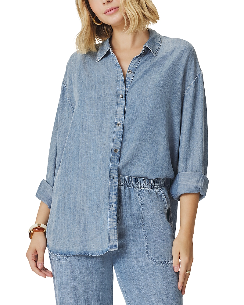 Splendid Indigo Chambray Button Down Shirt