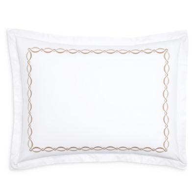 Brando Embroidered Percale Sham, King - Exclusive