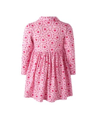 Girls' Floral Heart Jersey Dress - Baby