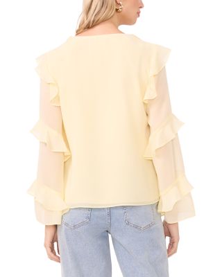 Long Sleeve Ruffle Top 
