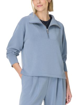 Sand Wash Half Zip Sweatshirt