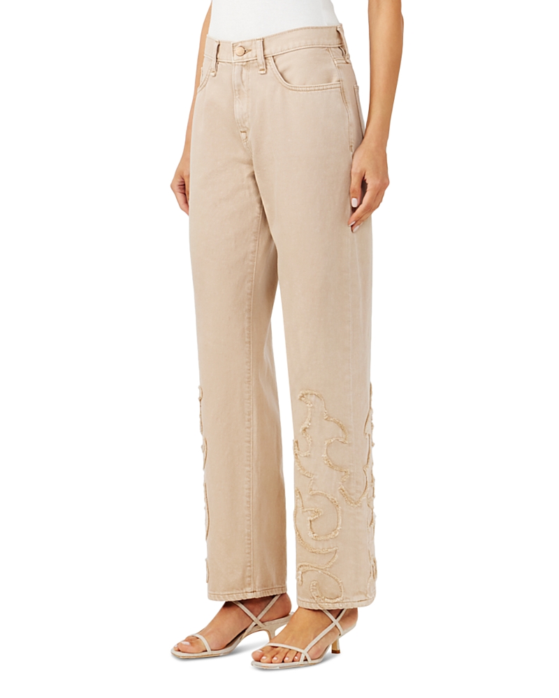 Triarchy Birkin Mid Rise Straight Jeans in Ranchero Coco Mousse
