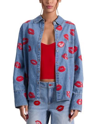 Finely Oversized Denim Shirt