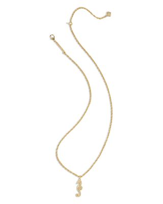 Seahorse Pendant Necklace, 19"