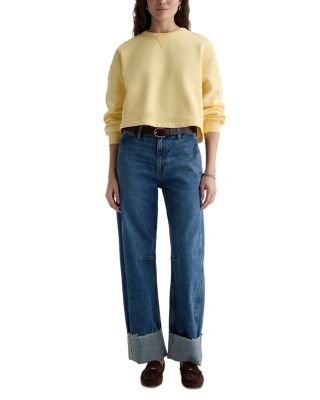 Mercer High Rise Cuffed Barrel Jeans in 11 Years Enrich