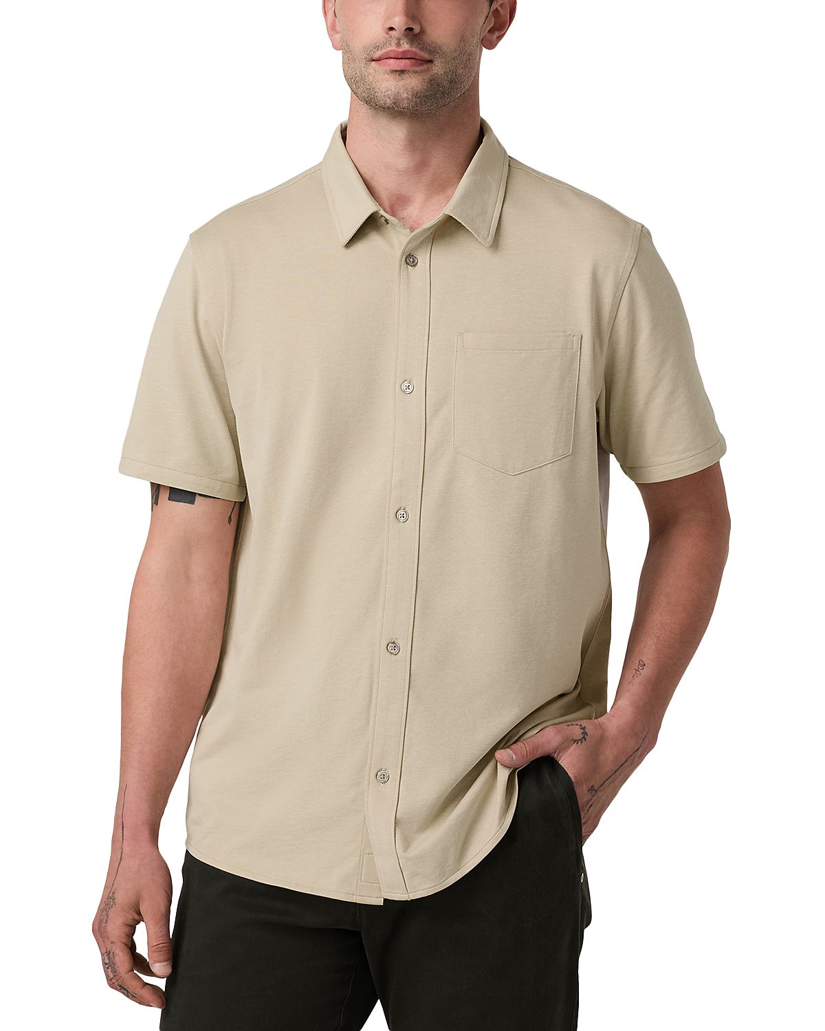 Vuori Knit Oxford Pocket Shirt