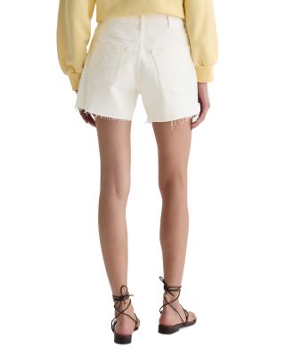 Halle Denim Shorts in Powder Mended