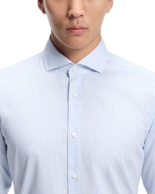 Hank Grid Slim Fit Dress Shirt