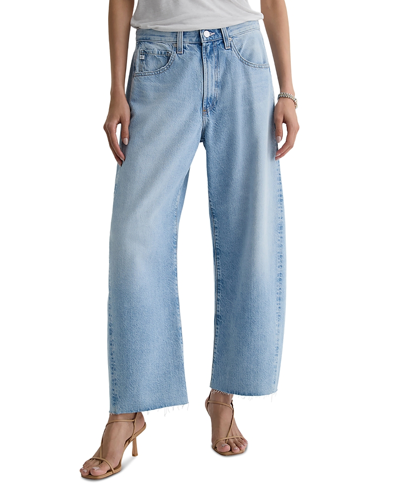 Ag Hattie High Rise Barrel Crop Jeans in Gesture