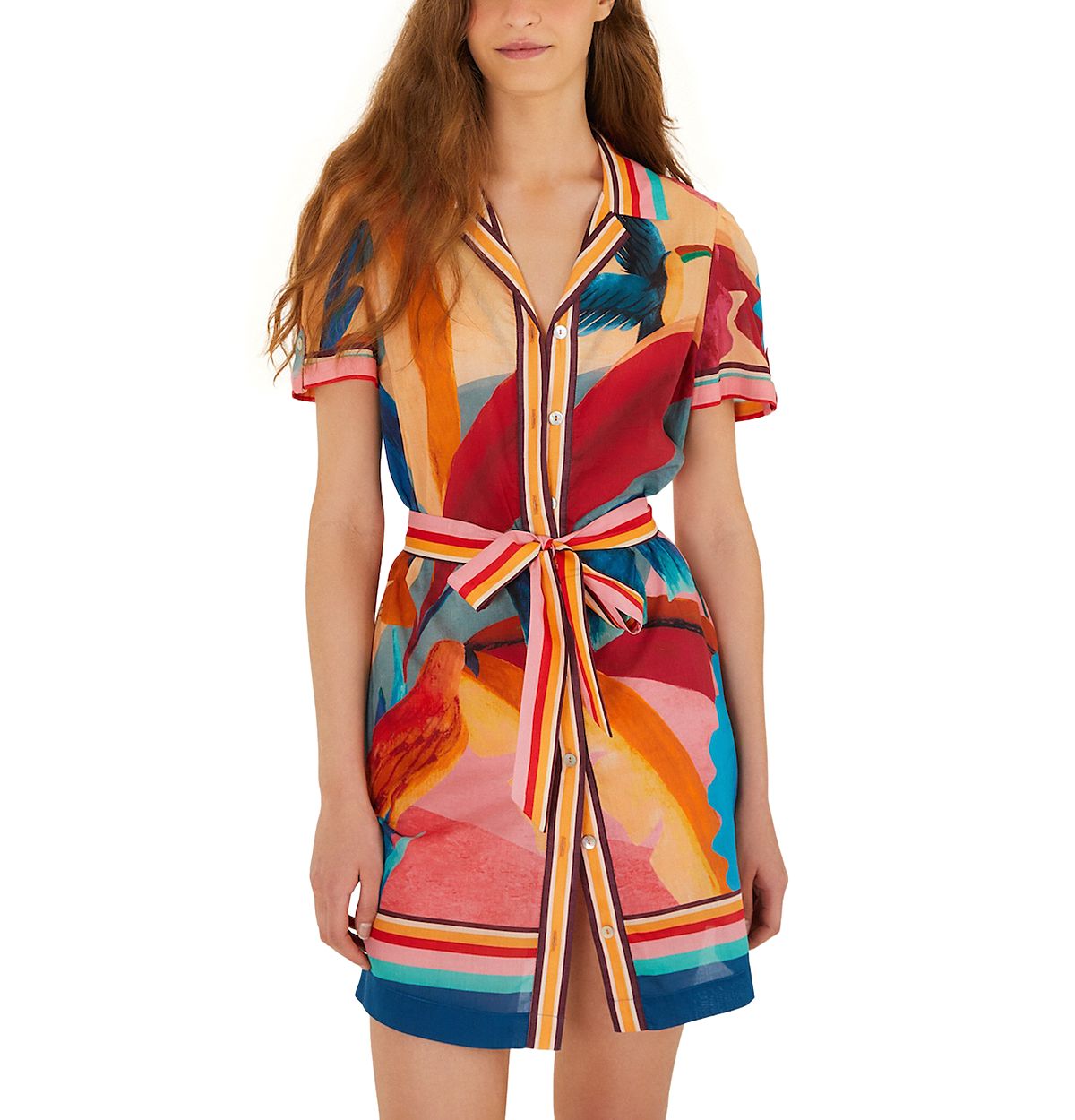 Farm Rio Atlantic Rain Forest Mini Dress