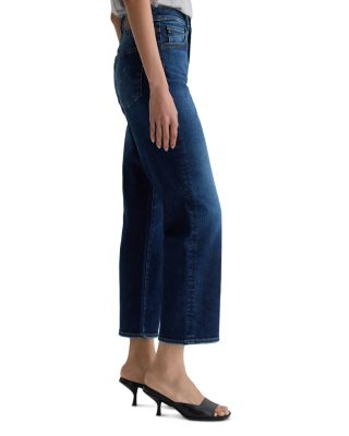 Brinley Mid Rise Straight Crop Jeans in Outspoken