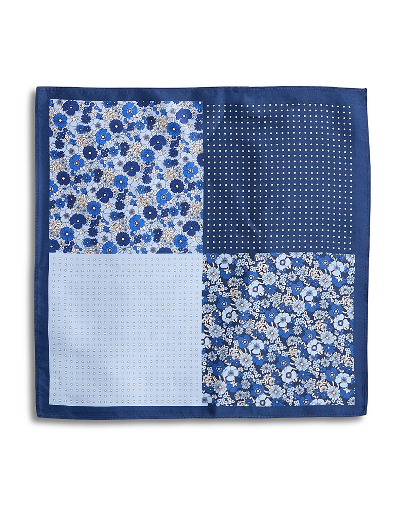 The Men's Store At Bloomingdale's Floral Quadrant Silk Pocket Square - Exclusive · OS