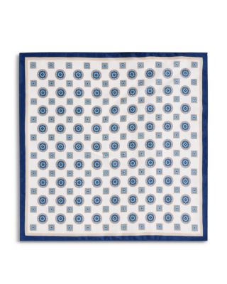 Medallion Silk Pocket Square - Exclusive 