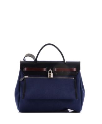 31 Herbag Zip Leather and Toile