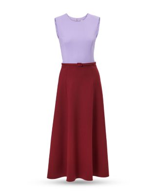 Sleeveless Colorblocked Dress