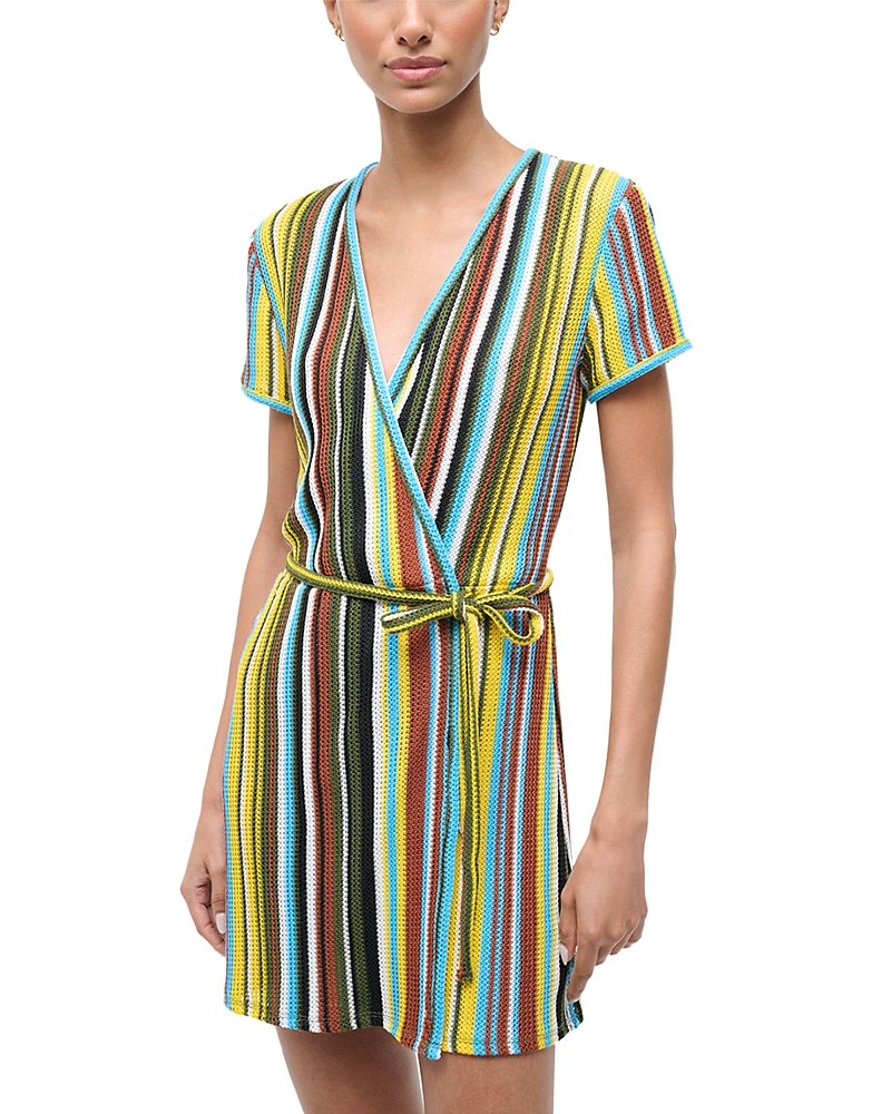 Staud Spritz Wrap Dress Swim Cover-Up