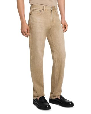 Standard Straight Fit Jeans in Washed Brown