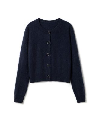 Ultra-Soft Brushed Cashmere Cardigan