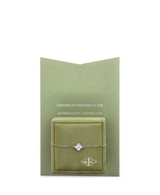  Sweet Alhambra Bracelet 18K White Gold and Diamonds