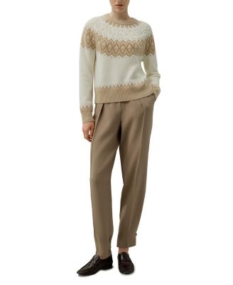  Wool Cashmere Fair Isle Sweater