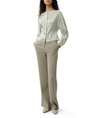  YING Jacquard Silk Blouse