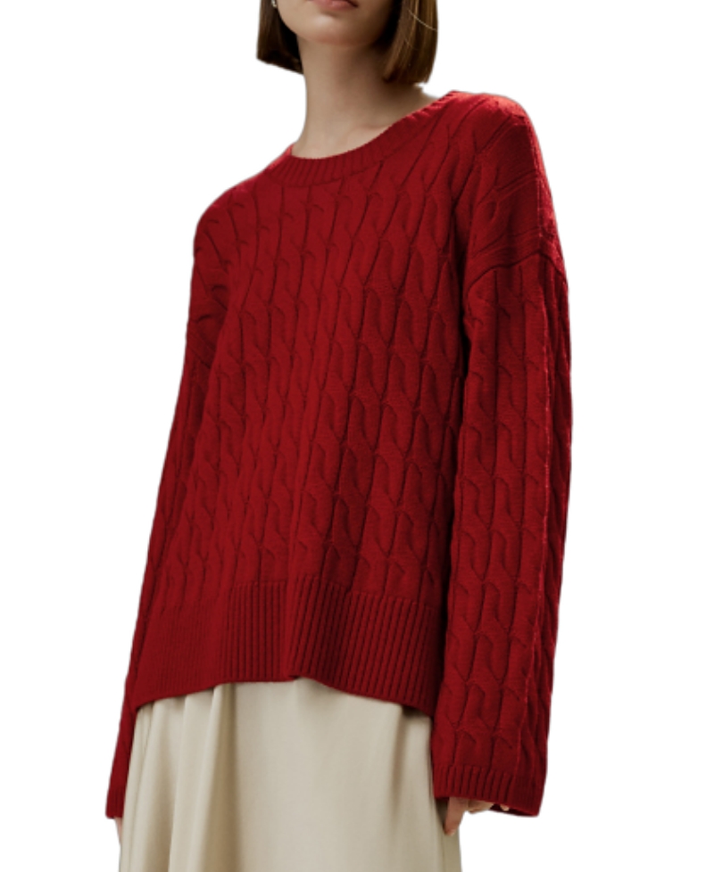 Lilysilk Ultrafine Merino Wool Crewneck Sweater