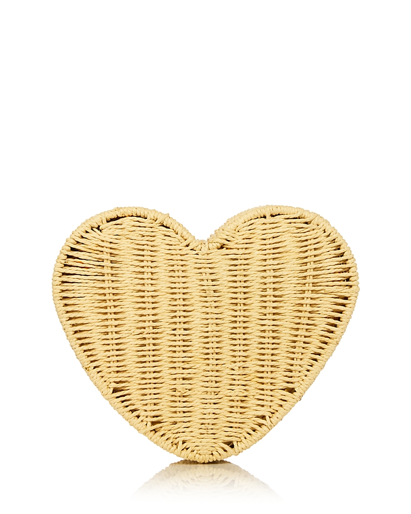 Aqua Wicker Heart Crossbody - Exclusive