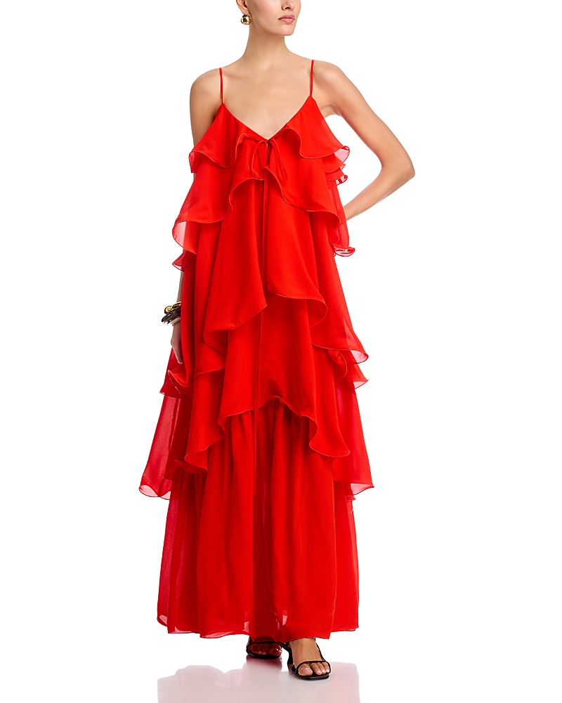 Toccin Agustina Tiered Maxi Dress