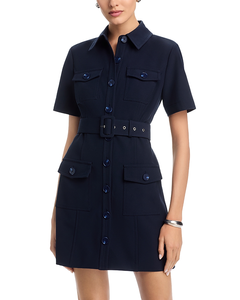 Toccin Lydia Short Sleeve Snap Front Dress