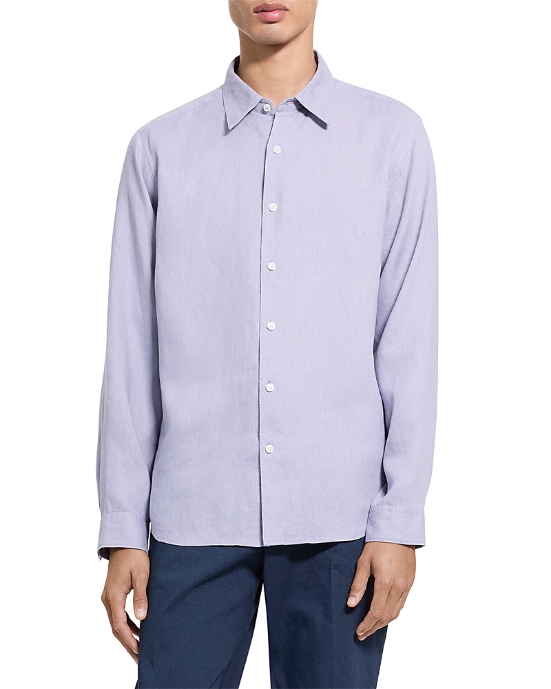 Theory Irving Shirt in Relaxed Linen