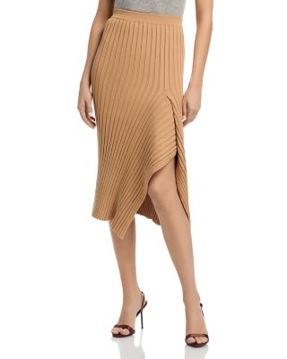 Cotton Ribbed Skirt