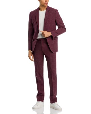 Slim Fit Solid Suit Pants