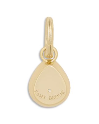 Birthstone Imitation Amethyst Charm