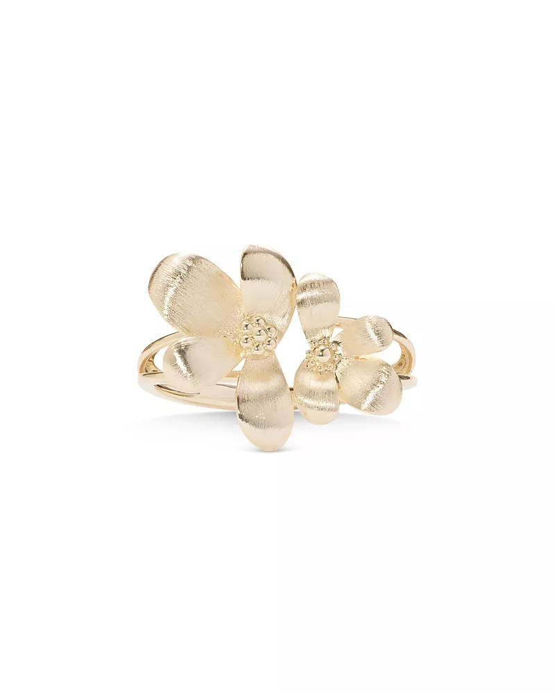 Ramy Brook Anya Flower Open Bangle Bracelet