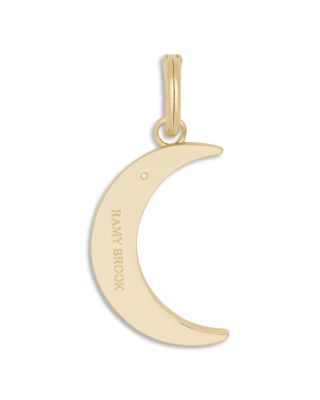 Charms Pav&eacute; Crescent Moon Charm